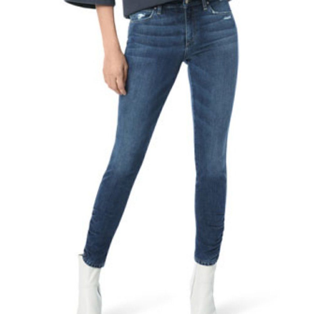 NWT Joes Jeans The Icon Skinny Ruched Ankle Jeans